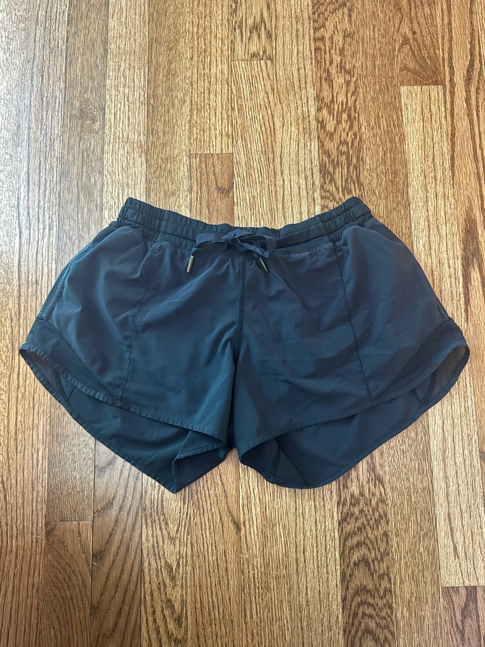 Lululemon Black Women’s Athletic Running Shorts - Drawstring Waist